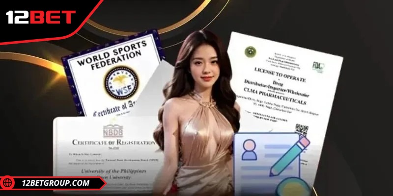 Nhà cái uy tín nhất hiện nay? Cùng tìm hiểu về 12BET 1 Một nhà cái uy tín cần có giấy phép hợp pháp rõ ràng.